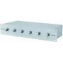 Skaļuma kontrolieris Omnitronic ELA 6S Silver — statīvā montējams audio līmeņa regulators, 6 kanālu