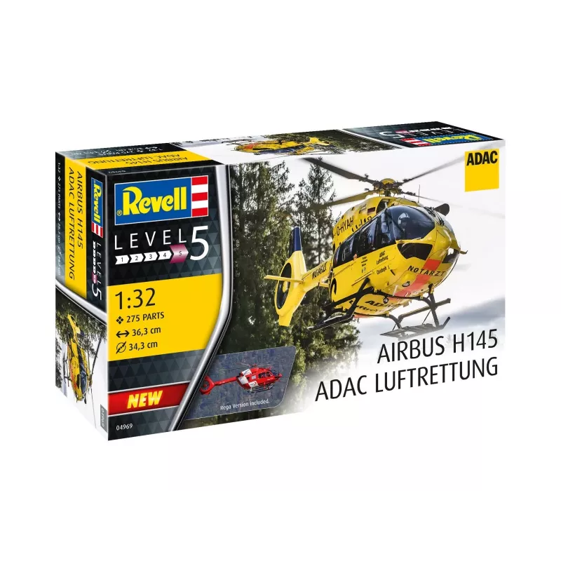 Plastmasas modelis H145 ADAC/REGA 1/32