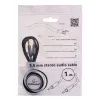 Gembird CCAP-444-1M Audio kabelis 3,5 mm melns (CCAP-444-1M)