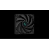 Dzesētājs DeepCool AK500S Digital SE — 120 mm ventilators, atbalsta LGA1700/AM5/AM4 un Intel LGA115x/1200 ligzdas, melns