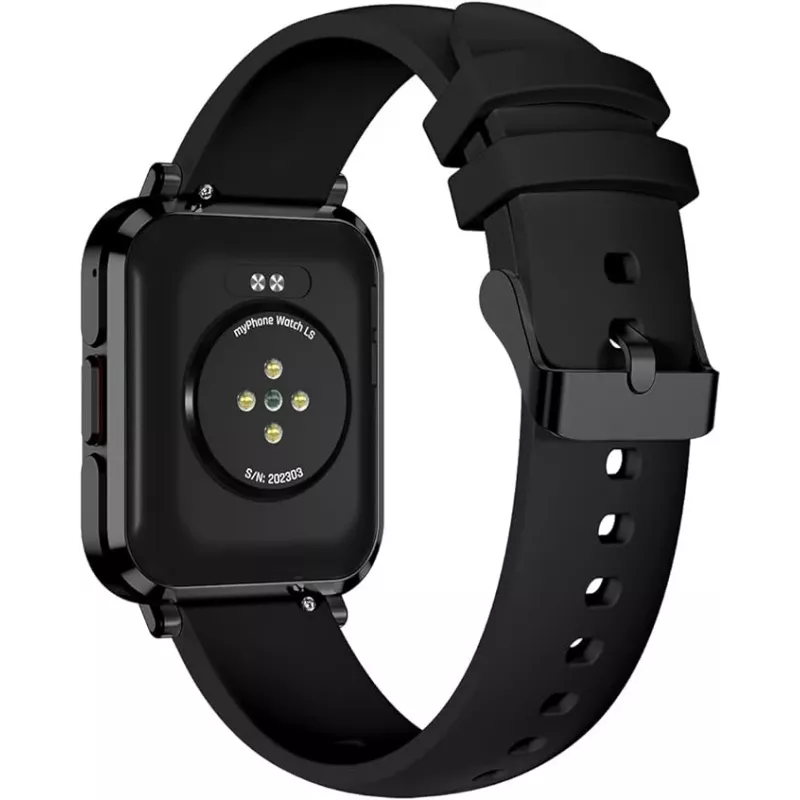 Viedpulkstenis myPhone Watch LS Melns 1,85 collu IPS