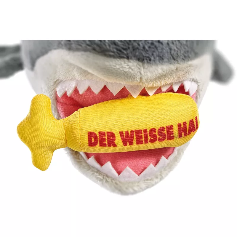 Mīkstā rotaļlieta Schmidt Spiele The balta Shark plīša figūra, modelis 42841, pildīts dzīvnieks