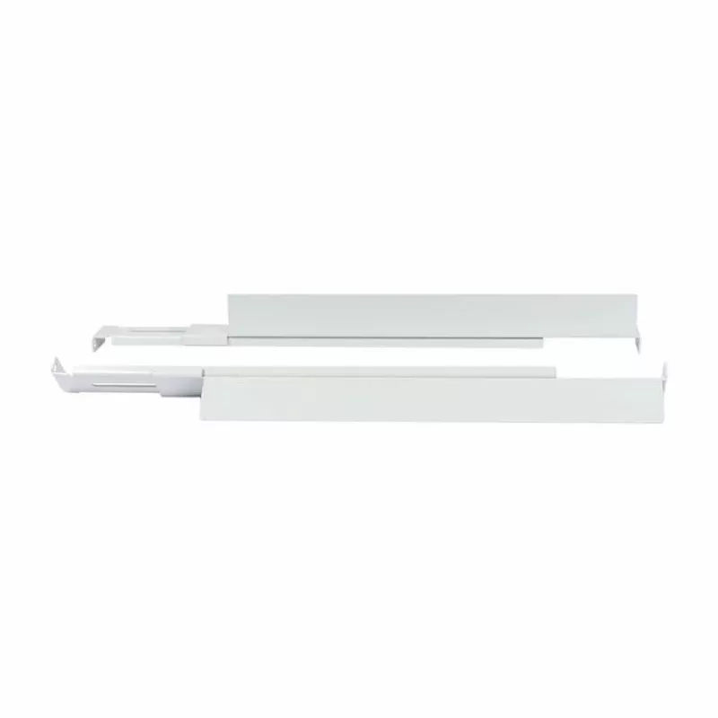 Montāžas L-profila kronšteini ALLNET regulējams garums 502–849 mm gaiši pelēks, pāris