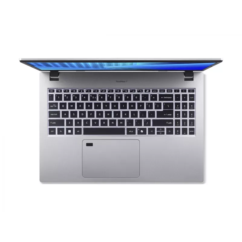 Portatīvais dators Acer TravelMate P2 TMP215-55 Intel Core Ultra 5 225U, 15,6 collu FHD, 16 GB DDR5, 512 GB SSD, Windows 11 Pro, sudraba