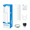 Cudy LT700 bezvadu maršrutētājs Gigabit Ethernet Divjoslu (2.4 GHz / 5 GHz) 4G Balts