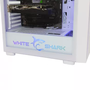 Datora korpuss White Shark GCC-2401 Warhead-3 ATX balts