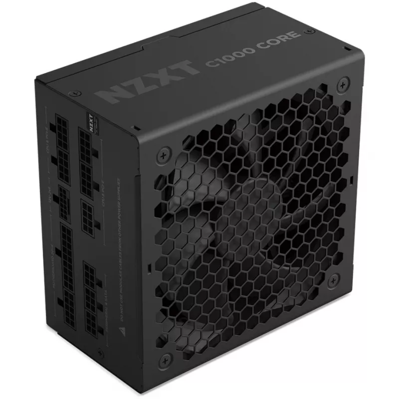 C1000 GOLD CORE, PC barošanas bloks melns, 1x 12-pin augstas jaudas GPU, 3x PCIe, kabeļu pārvaldība, 1000 vati
