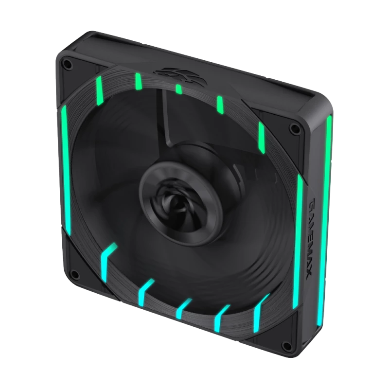GAMEMAX TORNADO T14 ARGB-R 140mm korpusa ventilators - melns