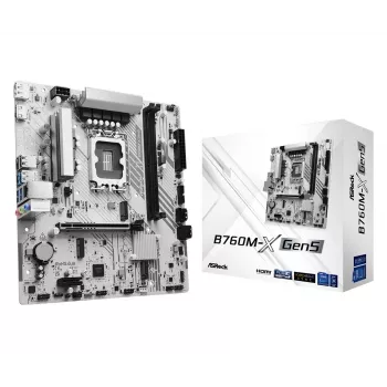Mātesplate ASROCK B760M-X GEN5 mATX LGA1700, 2× DDR5, DisplayPort un HDMI