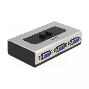 VGA slēdzis DeLOCK 87758, 2 portu, manuāls, divvirzienu