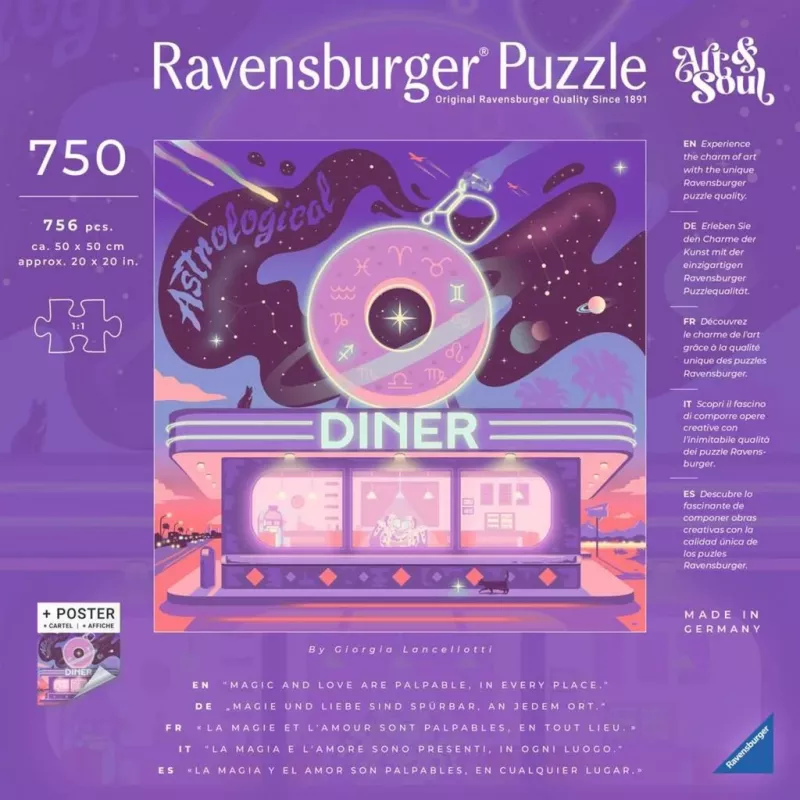 Puzzle Art & Soul - Astrological Diner 750 gabali