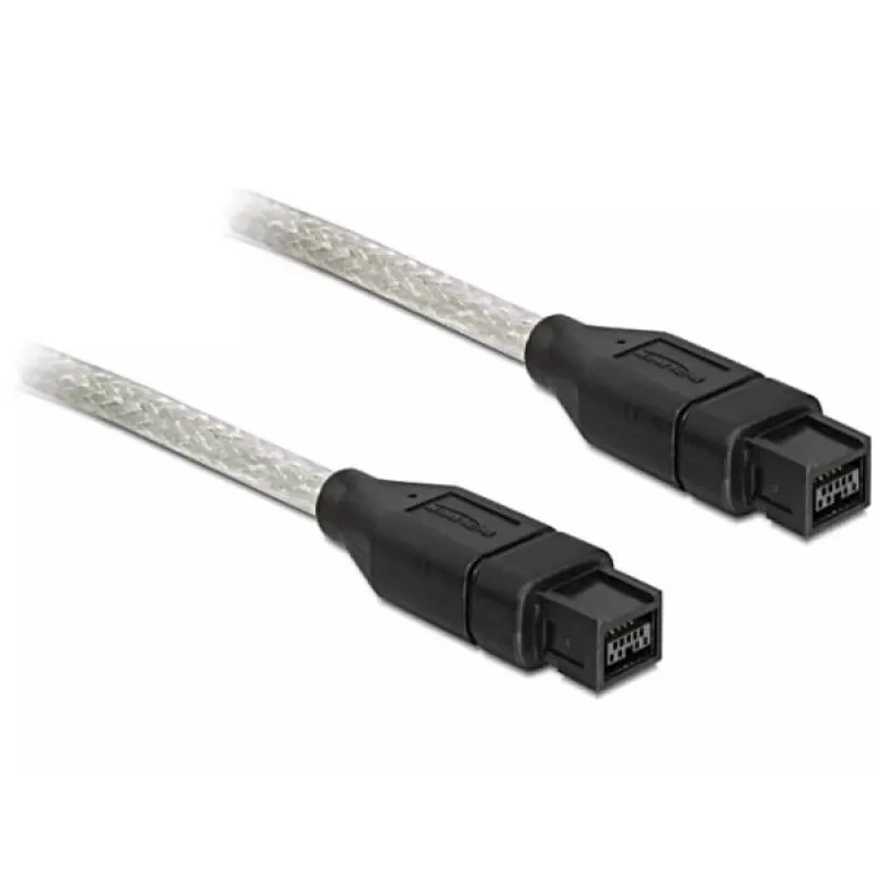 FireWire kabelis DeLOCK FireWire B/B 1,0 m pelēks