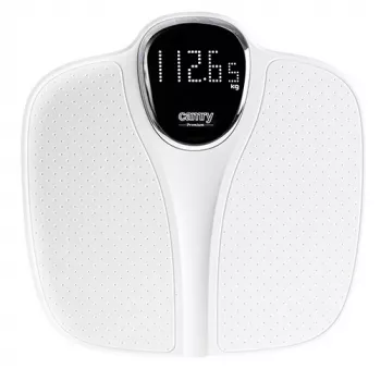 Vannasistabas svari Camry CR 8171w — digitālie svari, maks. 180 kg, 50 g precizitāte, ĶMI mērīšana, balti