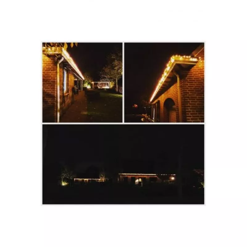 WOOX R5151 LED apgaismojuma virtene, 300 lūmeni, 8 režīmi, Google Assistant/Amazon Alexa, 20 m