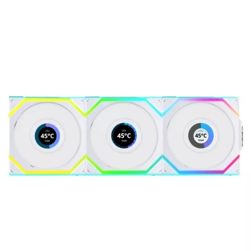 Ventilators Lian Li UNI FAN SL Wireless 120 12 cm balts 3 gab. 28,5 dB 64,05 cfm
