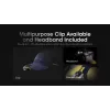 Galvas lukturītis Nitecore NU11 — 150 lm, IPX5, USB uzlādējams, 41 g, dzeltens/melns