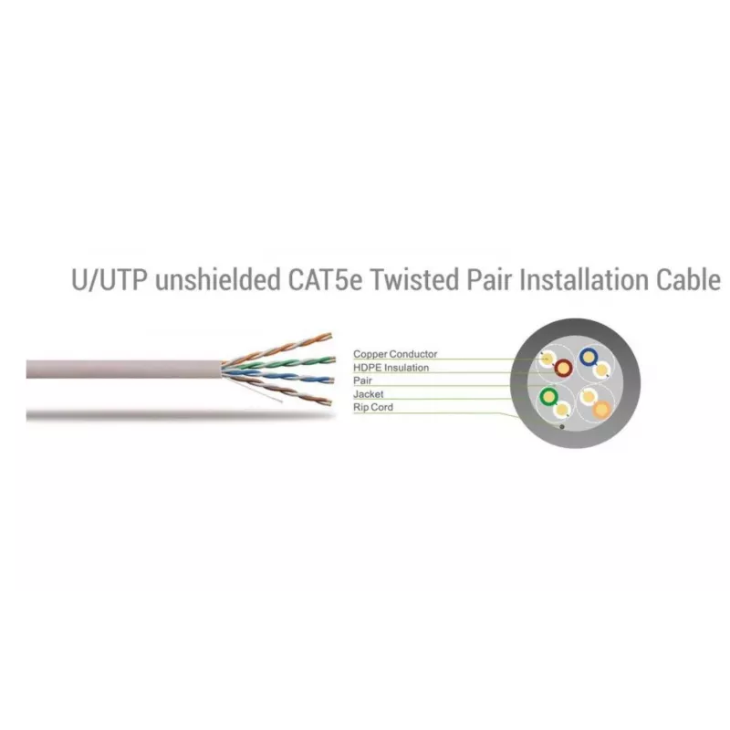 Tīkla kabelis SBOX kabelis UTP CAT5e RJ-45 3m Pelēks