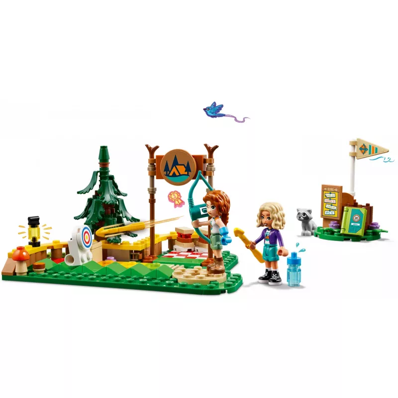 Konstruktors LEGO Friends Loka šaušanas piedzīvojumu nometne 42622 — 157 gab., 2 minifigūras, vecums 6+