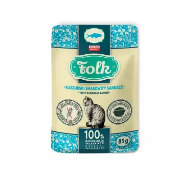 FOLK Gardais Kašubijas zandarts - mitrā kaķu barība - 85g