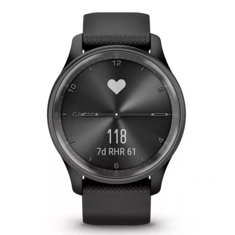 Garmin vivomove Trend LCD 40 mm hibrīds 254 x 346 pikseļi Skārienekrāns Melns GPS (satelīts)