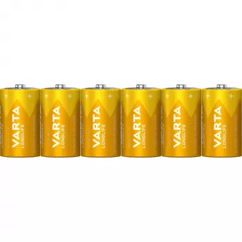 Vienreizlietojamā baterija Varta Longlife Extra D 6x