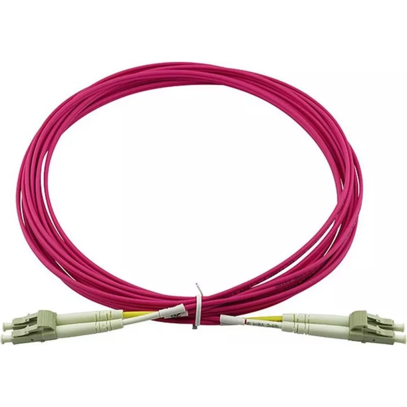 Kompatibles Dell EMC CBL-LC-OM4-1M BlueOptics Duplex LWL Patchkabel, LC-UPC/LC-UPC beige, 1 Meter, Multimode, G50/125µm OM4, Eingangsdämpfung: unter 0