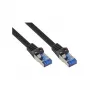 Good Connections Cat.6A komutācijas kabelis SmartFLEX HF melns 1,5m