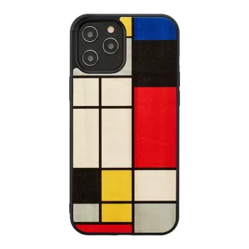 Telefona maciņš man and wood iPhone 12 Pro Max — koka melns aizsargvāciņš