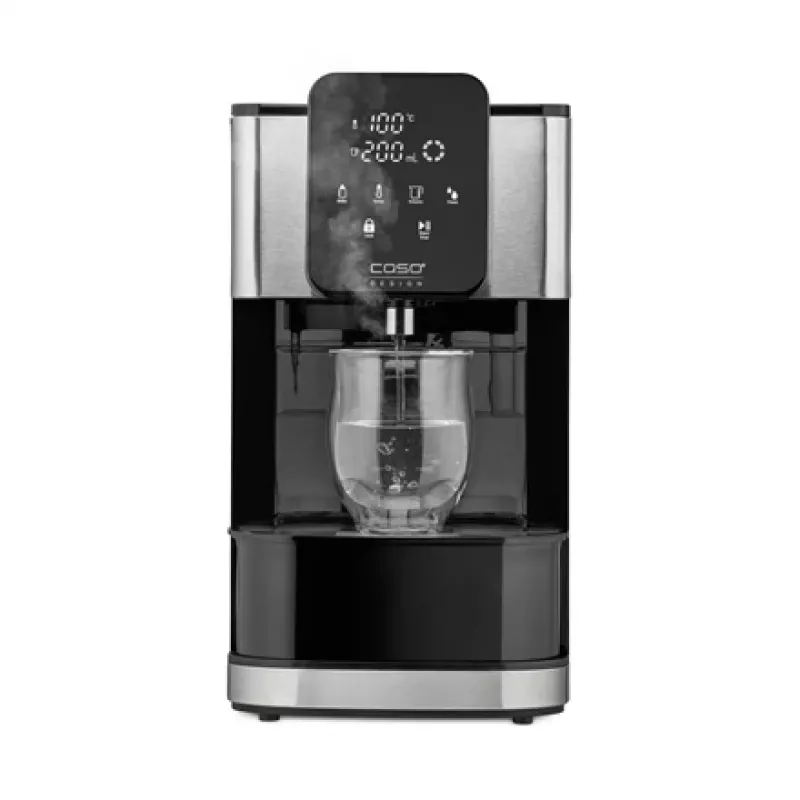 Elektriskā tējkanna Caso Turbo Hot Water Dispenser HW 1660 — 4 L, 2600 W, melna/nerūsējošais tērauds