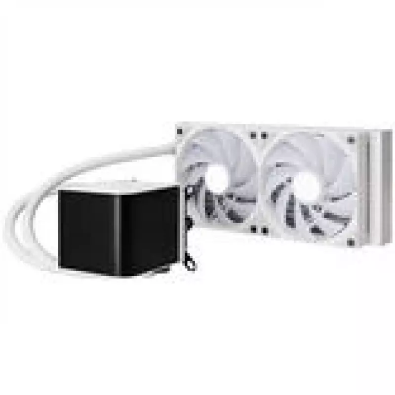 Jonsbo D32 STD PC korpuss + TRYX PANORAMA pilnīga šķidruma dzesēšana, ARGB - 240 mm, balts