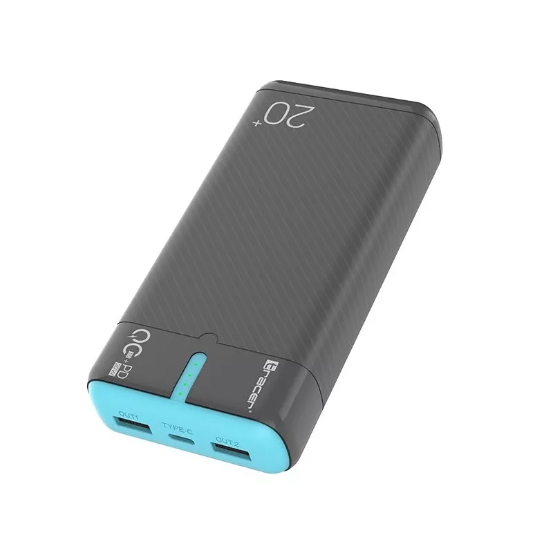 Tracer EnerGen 20000 mAh Melns, Zils