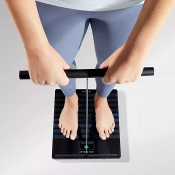 Electronic personal scale Withings BODY SCAN Square Melns