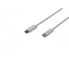Kabelis USB Natec USB-C Lightning 1 m Balts (NKA-2150)