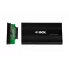 HDD korpuss IBOX HD-02 melns 2,5 collu SATA diskdziņiem, USB 3.2 Gen 1 (Type-A), viens nodalījums, metāla