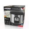 Rīsu plīts Mesko MS 6411, melna, nerūsējošais tērauds, 1000 W