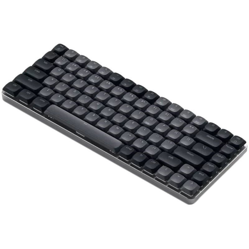 SATECHI SM1 plāna mehāniskā fona apgaismota Bluetooth tastatūra (tumša) - ASV angļu