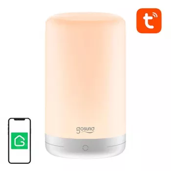 Gosund RGB Wi‑Fi viedais nakts gaismeklis LB3 — Tuya, regulējams spilgtums un krāsu maiņa