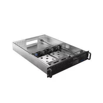 Rack Chassis Lanberg SC01-6502-12B 2U Melns 7 Fans