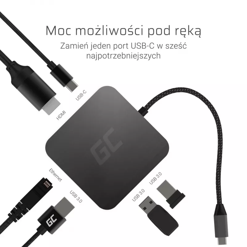 Klēpjdatora dokstacija zaļa Cell AK61