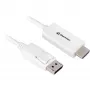 DisplayPort 1.2 adaptera kabelis Sharkoon 4K, 1 m garš