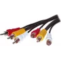 Video kabelis ShiverPeaks 90024-10.0 — 10,0 m, 3 RCA analogie savienotāji