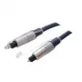 shiverpeaks BASIC-S Toslink kabelis, spraudnis – spraudnis, 1,0 m optiskais kabelis 6,0 mm, zeltīti kontakti (BS69006-1.0)