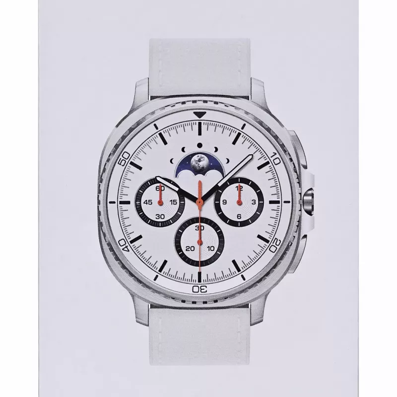 Viedpulkstenis Samsung Galaxy Watch 8 Classic 46 mm Sudraba — 3,3 cm AMOLED, 4G, 64 GB, 445 mAh