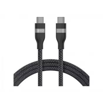 USB-C uz USB-C kabelis Anker A82E2 — USB 2.0, 0,9 m, melns