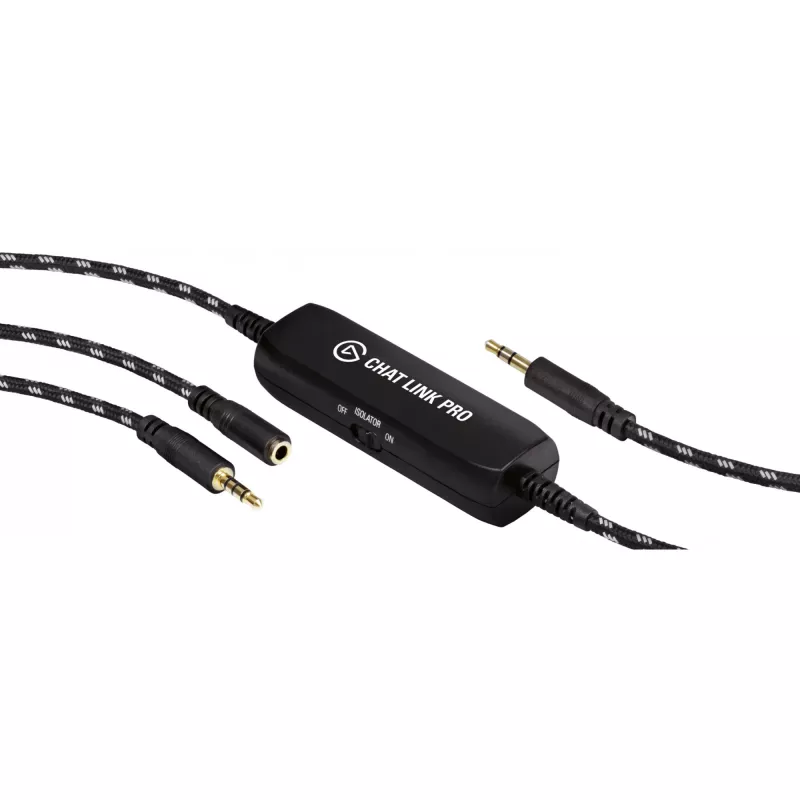 Elgato Chat Link Pro audio kabelis 2,5 m 3,5 mm 2 x 3,5 mm Melns