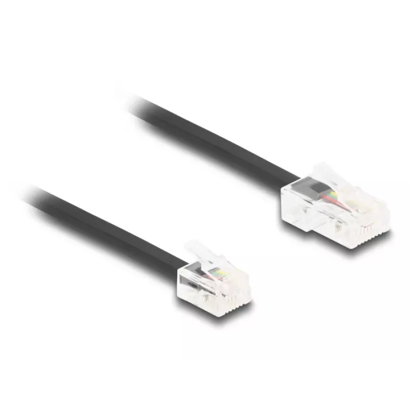 Telefona kabelis DeLOCK 88036 RJ45 uz RJ11 2 m melns