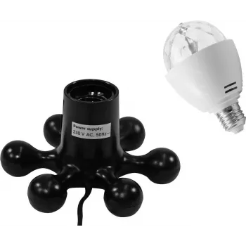 LED komplekts EUROLITE BC-1 RGB Melns Hexopus Socket — RGB LED apgaismojuma komplekts…