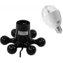 LED komplekts EUROLITE BC-1 RGB Melns Hexopus Socket — RGB LED apgaismojuma komplekts…