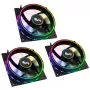 Ventilators Cryorig Crona S 120 mm Melns — 3 gab. iepakojumā, 400–1700 RPM, 60,6 cfm, 2,65 mmH₂O