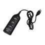Esperanza EA116 interfeisa centrmezgls 480 Mbit/s Melns